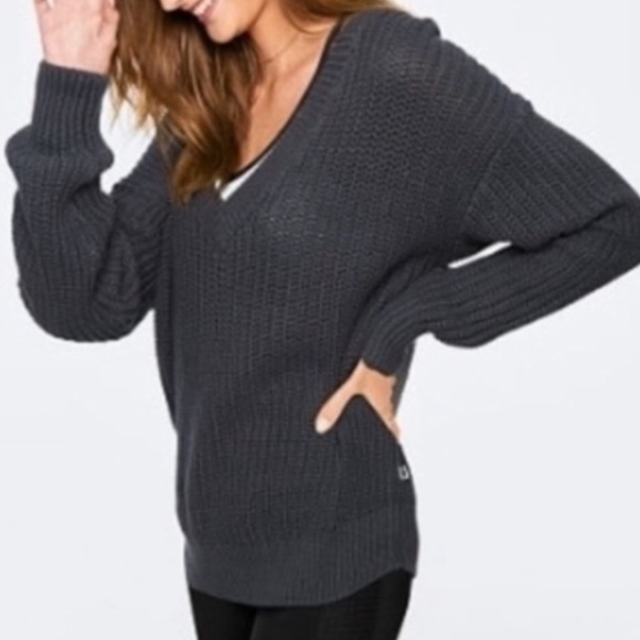 PINK Victoria's Secret Sweaters - ✨Pink Victoria’s Secret BOYFRIEND V-NECK S…